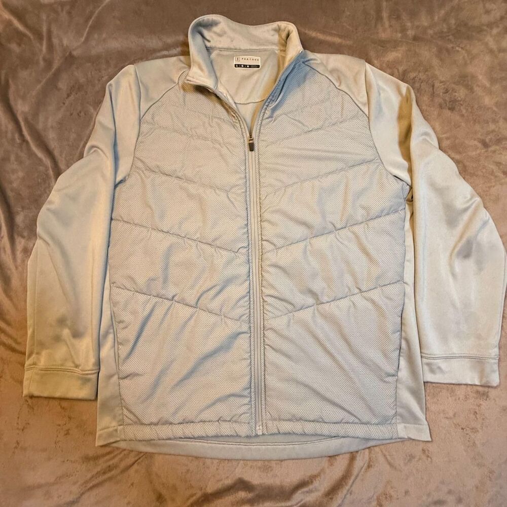 PGA Tour light grey golf jacket Size L - 0233